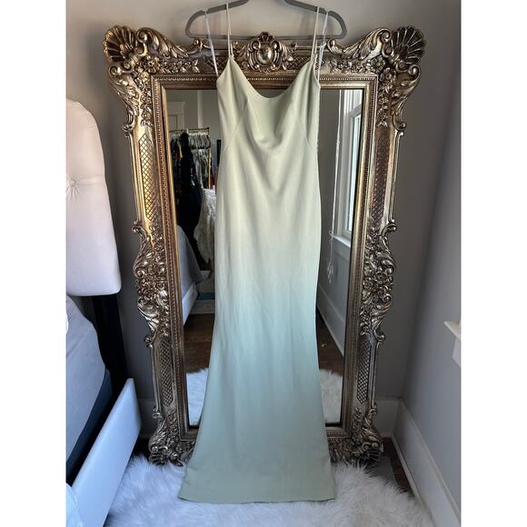 Katie May Light Green Backless Dress - Picture 4 of 16